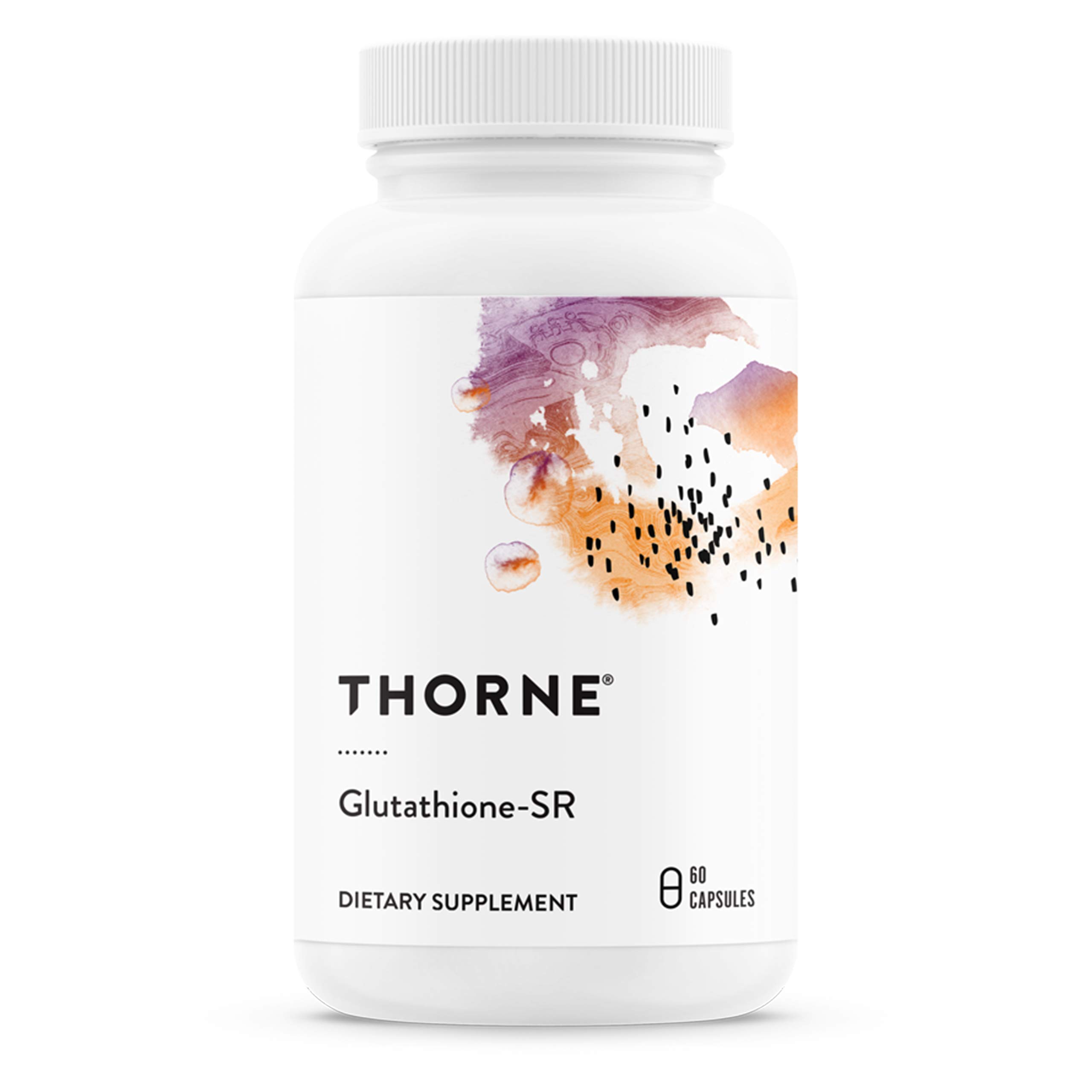 Book Cover Thorne Glutathione-SR - Sustained-Release Glutathione for Antioxidant Support - 60 Capsules