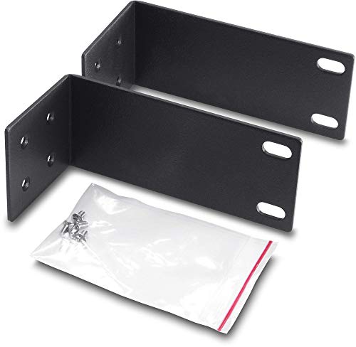 Book Cover TRENDNet Rack Mount Kit, Compatible with TEG-S16Dg /TEG-S24Dg, Mount an 11 wide to a 19 Equipment rack, ETH-11MK