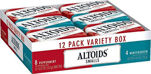 Book Cover ALTOIDS Smalls Sugarfree Mints Variety Pack Small Size .37 Ounce 12-Count Box