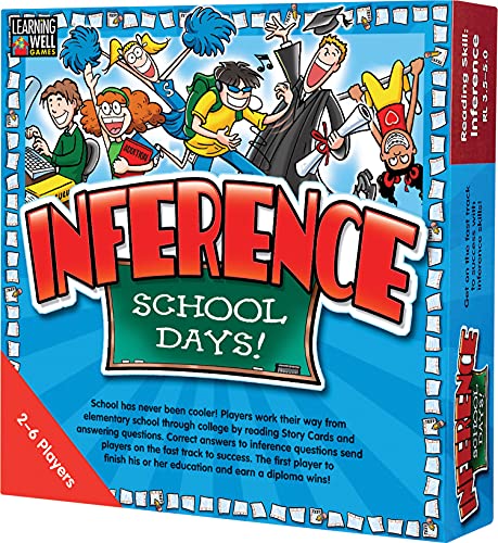 Book Cover Edupress Inference School Days Game, Red Level (EP60802)