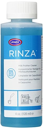 Book Cover Urnex Rinza Milk Frother Cleaner, 4oz Bottle