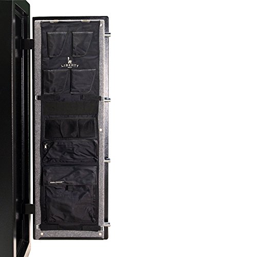 Book Cover Liberty Safe Gun Safe Door Panel Organizer for Holding Pistols and Important Documents (Size 17-18)