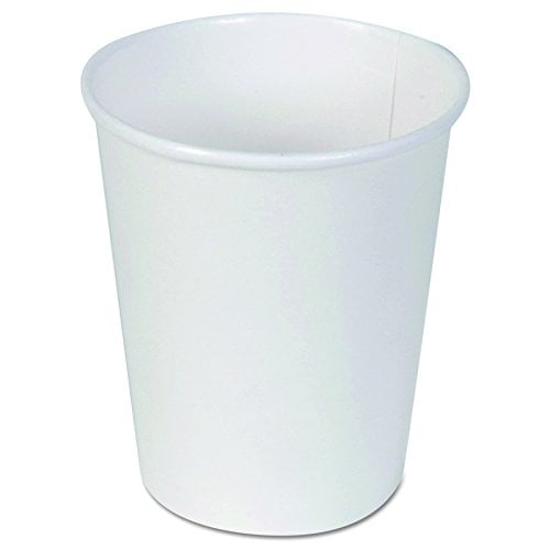 Book Cover Dixie 10 oz. Paper Hot Coffee Cup by GP PRO (Georgia-Pacific), White, 2340W, 1,000 Count (50 Cups Per Sleeve, 20 Sleeves Per Case)
