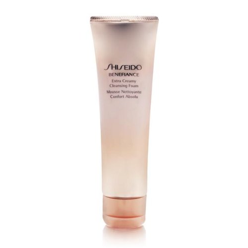 Book Cover Benefiance by Shiseido Wrinkle Resist Extra Creamy Cleansing Foam 125ml