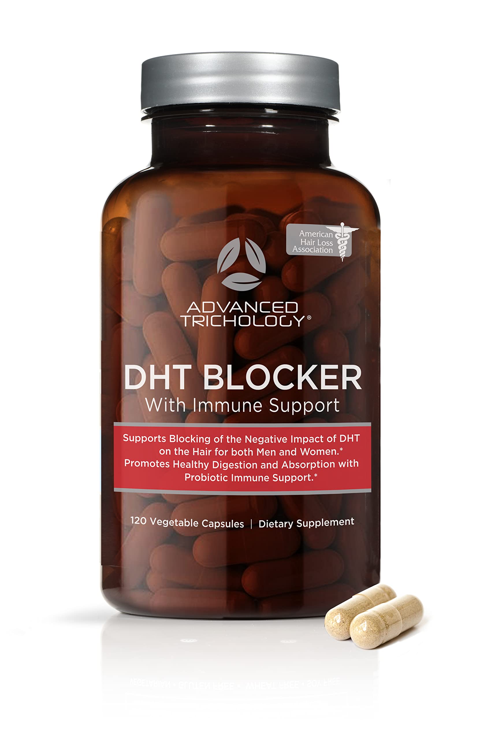 Book Cover DHT BLOCKER - Hair Growth Supplement for Genetic Thinning for Men and Women | Approved* by American Hair Loss Association | Guaranteed, Backed by 20 Years of Experience in Hair Loss Treatment Clinics