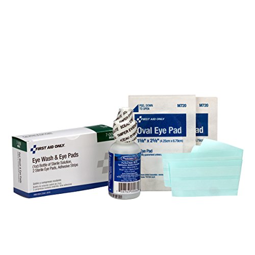 Book Cover First Aid Only 7-009 5 Piece Eye Wash Kit