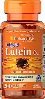 Book Cover Puritans Pride Lutein 6 mg 200 cps