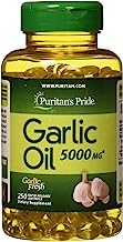 Book Cover Puritans Pride Garlic Oil, 5000 Mg, 250 Count