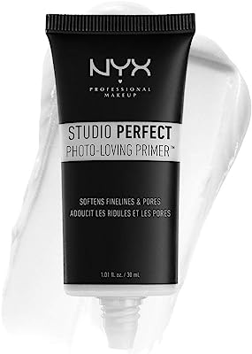 Book Cover NYX Professional Makeup Studio Perfect Primer - Clear, Makeup Primer Base, Even Complexion, Minimises Fine Lines And Pores, Vegan Formula