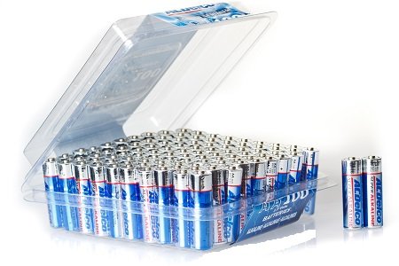 Book Cover ACDelco AA Super Alkaline Batteries in Recloseable Package, 100 Count