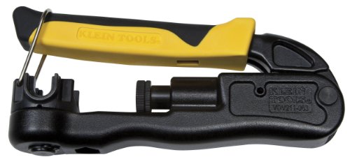 Book Cover Compression Crimper, Wire Crimper and Coaxial Crimper for Indoor and Outdoor Cabling Klein Tools VDV211-063
