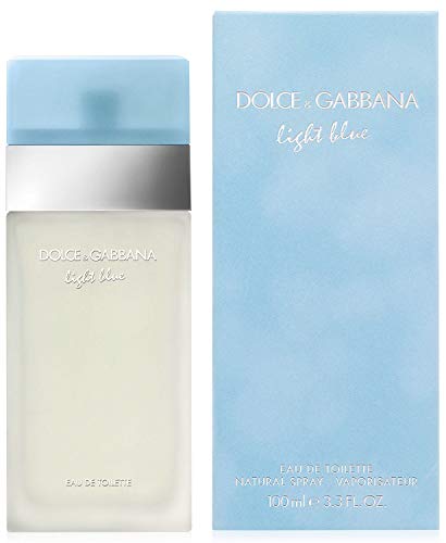 Book Cover Dolce & Gabbana Eau de Toilettes Spray, Light Blue, 3.3 Fluid Ounce