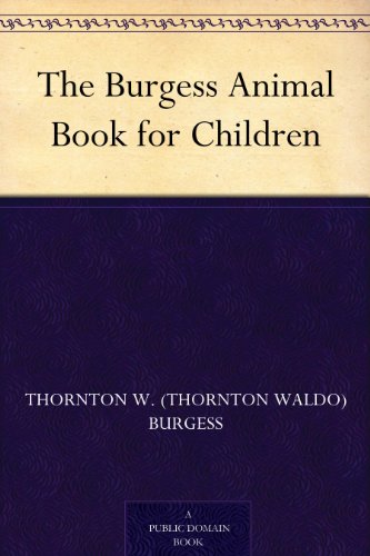 Book Cover The Burgess Animal Book for Children