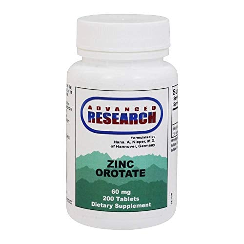 Book Cover Zinc Orotate 60 mg 200 Tabs