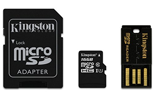 Book Cover Kingston Digital Multi-Kit/Mobility Kit 16 GB Flash Memory Card with Reader MBLY10G2/16GB