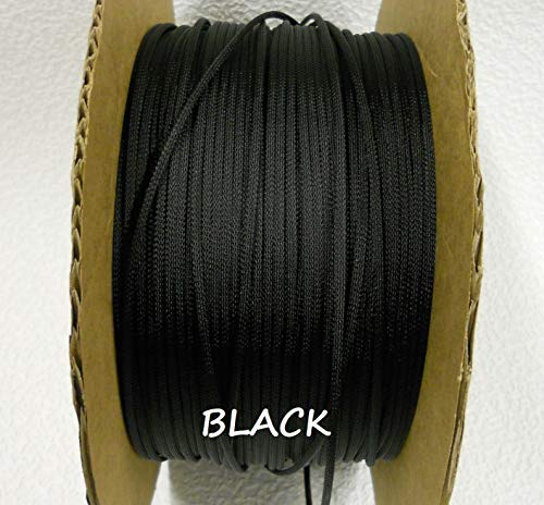Book Cover Techflex PTN0.50BK25 Flexo PET General Purpose 1/2-inch Braided Cable Sleeve, Black - 25 Foot (Original Version)
