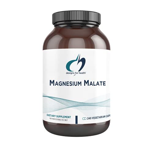 Book Cover Designs for Health Magnesium Malate - Chelated Magnesium as Di Magnesium Malate - Highly Bioavailable Form to Support Energy, Bone Health + Muscle Recovery (240 Magnesium Malate Capsules)