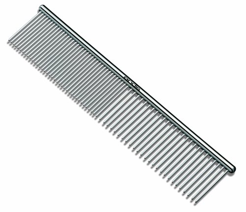Book Cover Andis (Pet) 7-1/2-Inch Steel Comb ,Silver