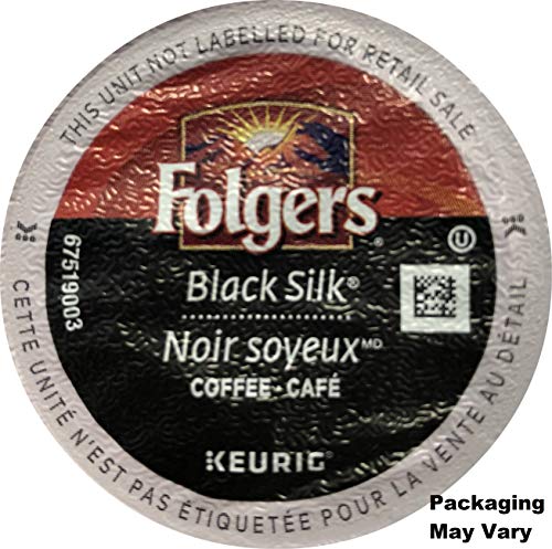 Book Cover Folgers Coffee, Black Silk, K-Cups for Keurig Brewing Systems (96 count) - Packaging May Vary