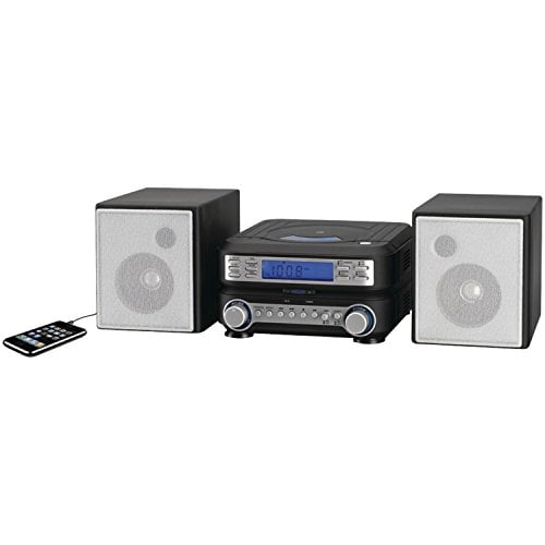 Book Cover GPX HC221B Compact CD Player Stereo Home Music System with AM/ FM Tuner Black/Silver