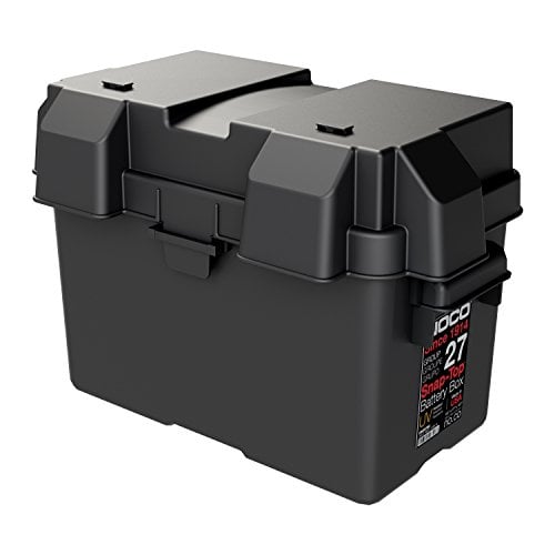 Book Cover NOCO HM327BKS Group 27 Snap-Top Battery Box for Automotive, Marine, and RV Batteries