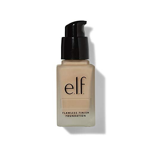 Book Cover e.l.f, Flawless Finish Foundation, Lightweight, Oil-free formula, Full Coverage, Blends Naturally, Restores Uneven Skin Textures and Tones, Natural, Semi-Matte, SPF 15, All-Day Wear, 0.68 Fl Oz