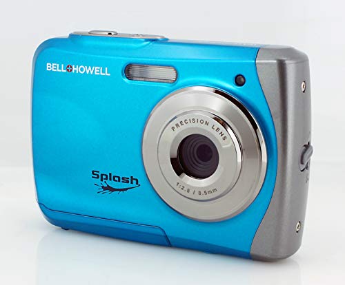 Book Cover Bell+Howell WP7 16 MP Waterproof Digital Camera with HD Video, Sky Blue