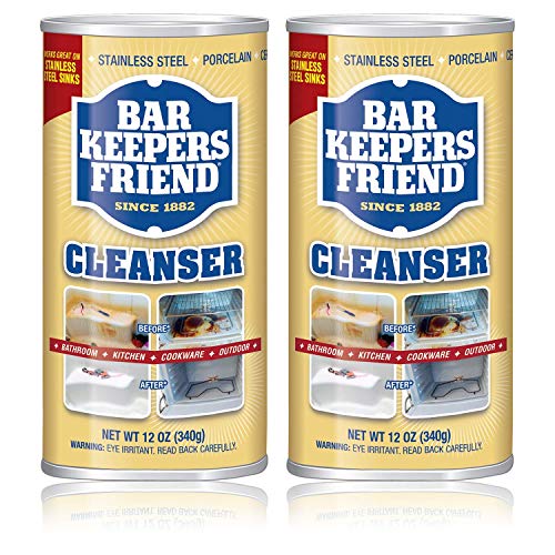 Book Cover Bar Keepers Friend Cleanser & Polish 12 Oz Two Pack