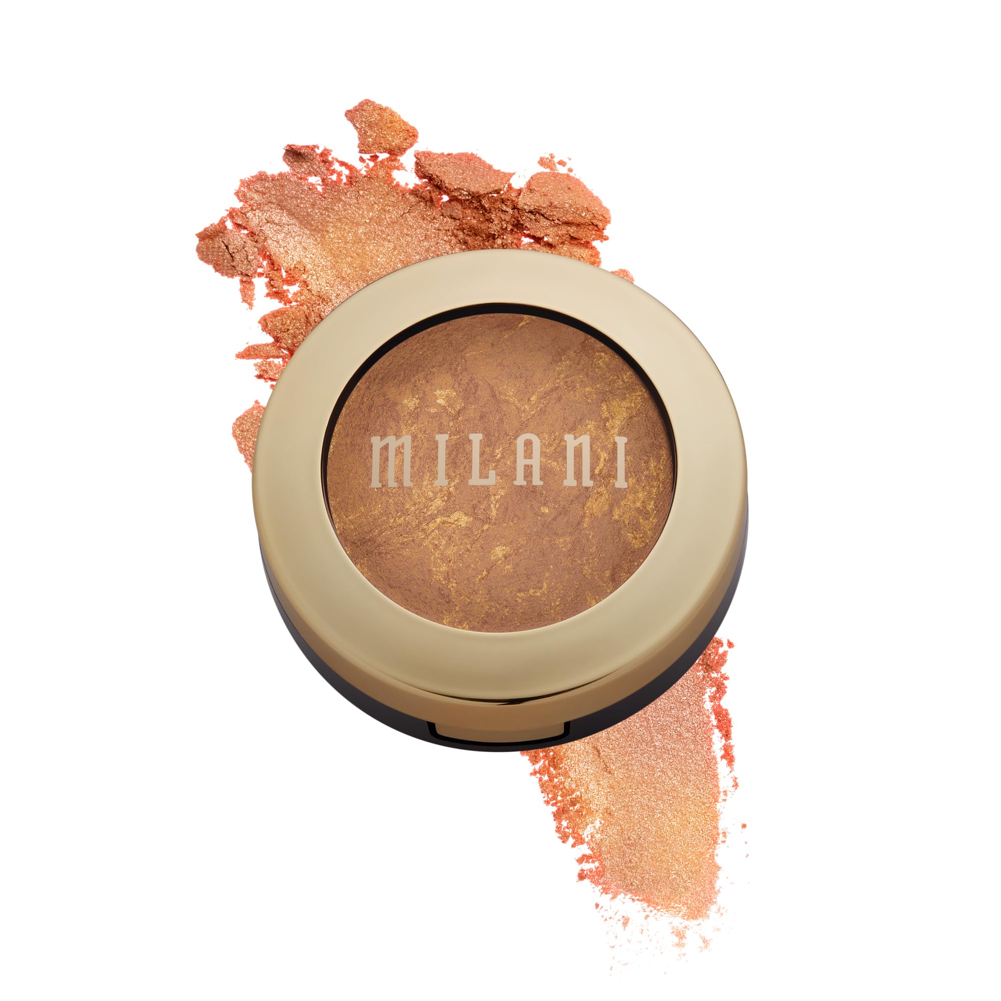 Book Cover Milani Baked Bronzer - Glow, Cruelty-Free Shimmer Bronzing Powder to Use For Contour Makeup, Highlighters Makeup, Bronzer Makeup, 0.25 Ounce