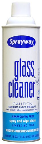 Book Cover Sprayway Glass Cleaner Aerosol Spray, 19 oz