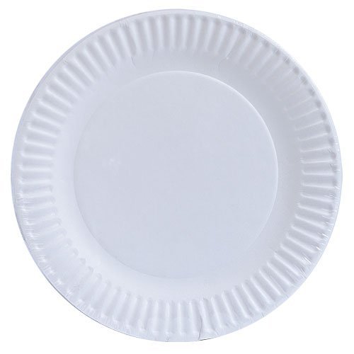 Book Cover Nicole Home Collection 100 Count Everyday Dinnerware Paper Plate, 9-Inch, White