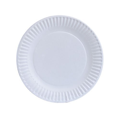 Book Cover Nicole Home Collection 100 Count Everyday Dinnerware Paper Plate, 6-Inch, White