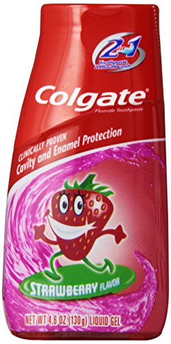 Book Cover Colgate Kids 2 In 1 Toothpaste and Mouthwash, 4.6 Ounce (Pack of 6)