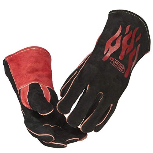 Book Cover Lincoln Electric Traditional MIG/Stick Welding Gloves | 14