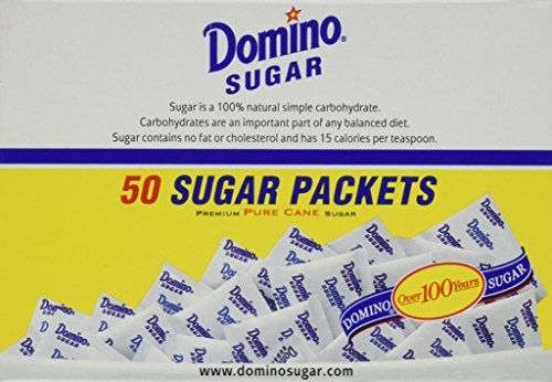 Book Cover Domino Sugar Packets, 50 Count (Pack of 1)