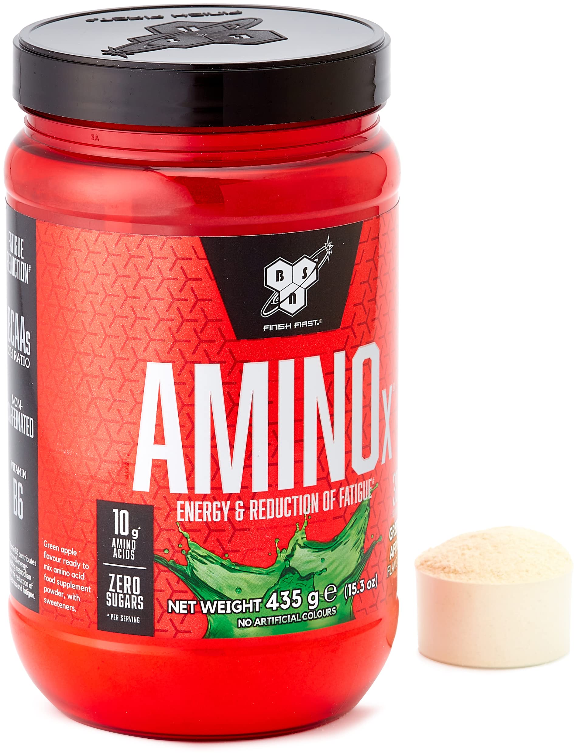 Book Cover BSN Amino X Muscle Recovery & Endurance Powder with BCAAs, 10 Grams of Amino Acids, Keto Friendly, Caffeine Free, Flavor: Green Apple, 30 servings (Packaging may vary) Green Apple 30.0 Servings (Pack of 1)