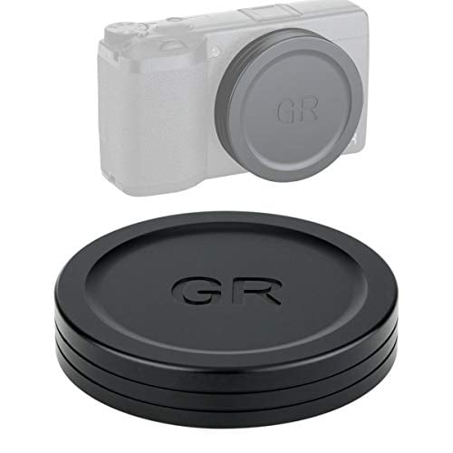 Book Cover JJC LC-GR3 Metal Lens Cap for Ricoh GR III GR IIIx and GR II Camera, Ricoh GR III Lens Cap, Lens Cap for Ricoh GRIII GR IIIx GRII, Made of Premium Aluminium Alloy