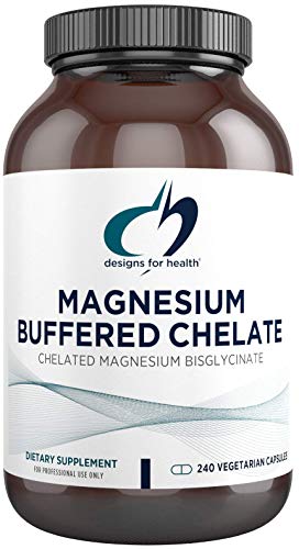 Book Cover Designs for Health Magnesium Glycinate Chelate Capsules, 240 Count