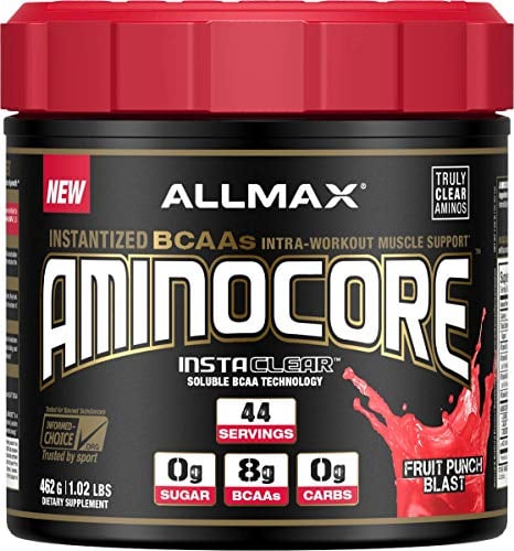Book Cover AllMax Nutrition Aminocore BCAA Fruit Punch Blast 462g