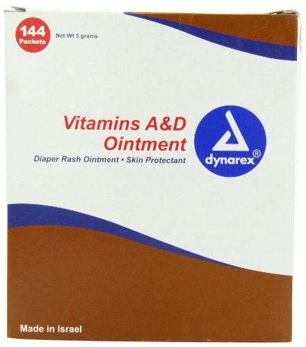 Book Cover Dynarex Vitamin A & D Ointment Unit Packets 144/box