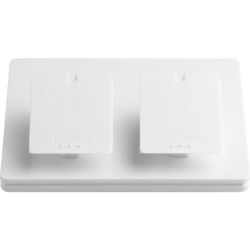 Book Cover Lutron Caseta Wireless Dual-Pedestal for Pico Remote, L-PED2-WH, White
