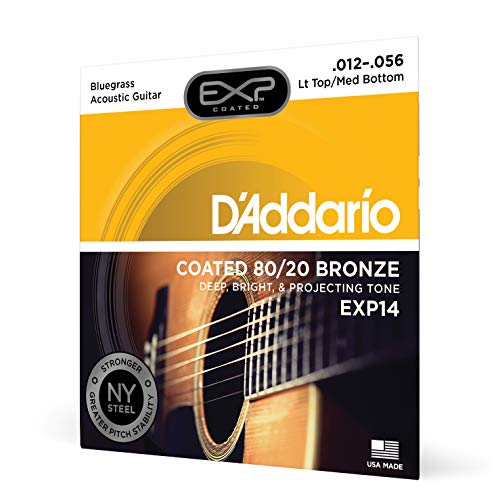 Book Cover D'Addario EXP12-B25 Coated Acoustic Guitar Strings