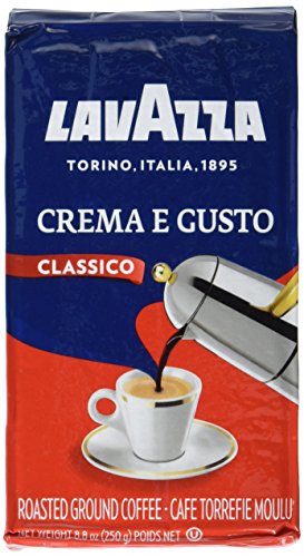Book Cover Lavazza 2 Pack Crema E Gusto Ground Coffee 8.8oz/250g Each