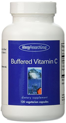 Book Cover Allergy Research Group Buffered Vitamin C 500 mg - 120 Vegetarian Capsules