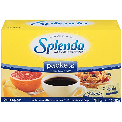 Book Cover SPLENDA No Calorie Sweetener, Single-Serve Packets (200 Count)
