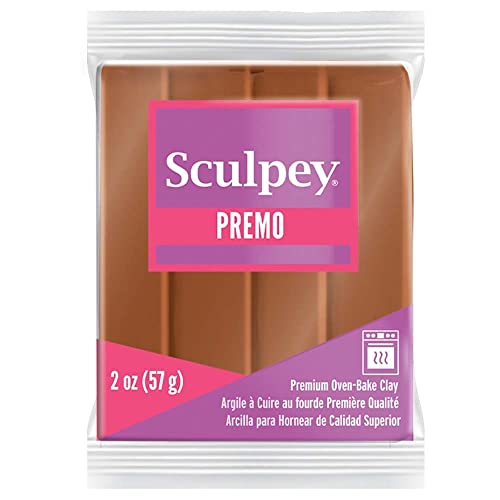 Book Cover Sculpey Premo Polymer Oven-Bake Clay, Copper, Non Toxic, 2 oz. bar, Great for jewelry making, holiday, DIY, mixed media and home décor projects. Premium clay Great for clayers and artists.