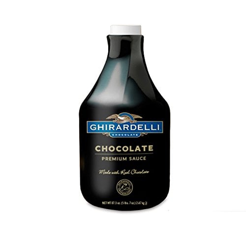 Book Cover Ghirardelli Chocolate Flavored Sauce, Chocolate, 87.3-Ounce Packages