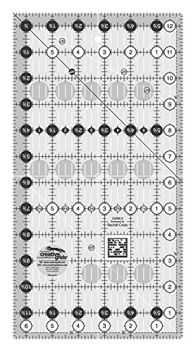 Book Cover Creative Grids Quilt Ruler 6-1/2in x 12-1/2in - CGR612