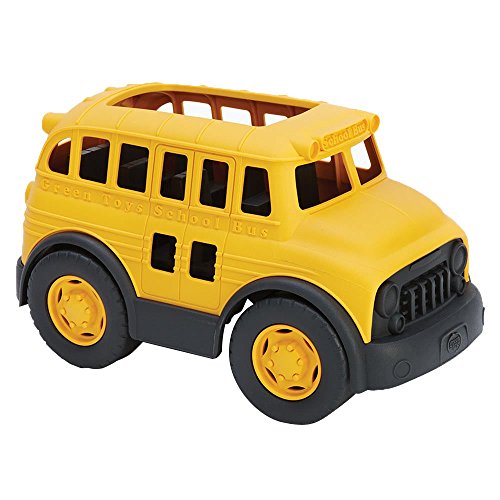 Book Cover Green Toys School Bus Yellow, Standard