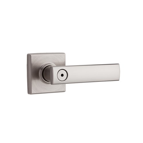 Book Cover Kwikset Vedani Bed/Bath Lever Lever in Satin Nickel